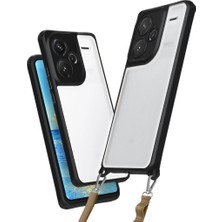 Ulugo Xiaomi Redmi Note 13 Pro Plus Kılıf Penta Silikon Kılıf - Siyah