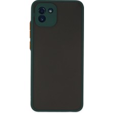Ulugo Samsung Galaxy A03 Kılıf Montreal Silikon Kapak - Yeşil