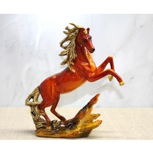 Ulugo Polyester Şahlanmış At Figürü ALK4590