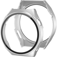 SHC4200 Watch Gt2 46MM Dota Camlı Kasa Ekran Koruyucu - Gümüş