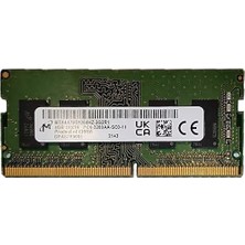 Mta 4gb Ddr4 3200MHZ 1RX16 CL22 Notebook Ram (Kutusuz) (1.2V)