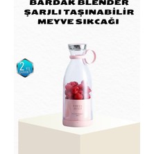 Ulugo Kablosuz Taşınabilir Mini Blender – USB Şarjlı, 1200MAH - Lisinya