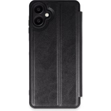 Nuveden Samsung Galaxy A07 4g Flip Cover - Siyah