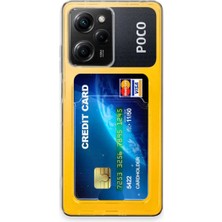 Ulugo Xiaomi Poco X5 Pro 5g Kılıf Kart Şeffaf Silikon - Şeffaf