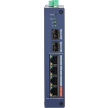 Dahua CHS4206-4GT-60, 4 Port, Gigabit, Poe 60W, 2 Port Sfp, Cloud Yönetilebilir, Switch