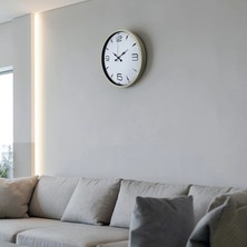 Senka Mey Ithalat® Natural Krem 36 cm Duvar Saati