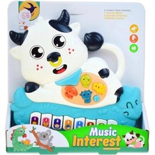 Belle Fusion Mey Ithalat® 855-193D Pilli Müzikli Inek Piyano -Zrv