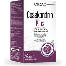 Orzax Ocean Cosakondrin Plus Kollajen Tip 2 Collagen 60 Tablet