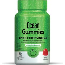 Orzax Ocean Gummies Apple Cider Vinegar Takviye Edici Gıda 60 Adet Çiğnenebilir Form