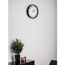 Senka Mey Ithalat® 36 cm Siyah Sade Standart Duvar Saati