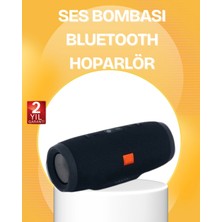 Belle Fusion Mey Ithalat® Taşınabilir Bluetooth Hoparlör 20W Güçlü Stereo Suya Dayanıklı