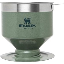 PremiumPort Yüksek Kaliteli Çelik Pour Over Kahve Demleme Aleti, Yeşil Renk