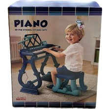 Belle Fusion Mey Ithalat® URT034-002 Ayaklı 49 Tuş Piano Org - Lacivert