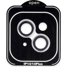 Ulugo Joko  Iphone 14 Pvd Metal Kamera Lens - Gümüş