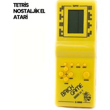 Belle Fusion Mey Ithalat® Klasik Gameboy Tetris Oyunu Taşınabilir Retro El Konsolu Sarı