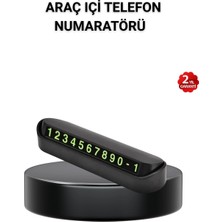 Belle Fusion Mey Ithalat® Alüminyum Kasa Gri Çevirmeli Araç Içi Telefon Numaratörü