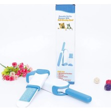 Belle Fusion Mey Ithalat® Tüy Toz Temizleyici Fırça Seti 2li Mavi Kutulu