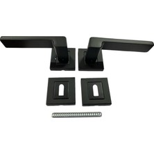 Sofuoğlu Rozet Anka Mat Siyah Oda Kapı Kolu