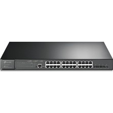 TP-Link Tp-Lınk Omada TL-SG3428XMP 24 Port Gıgabıt + 4X10GB Sfp Uplınk Yönetilebilir 384W Poe Rackmount Swıtch