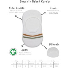 Senka Mey Ithalat® 2'li Penye Babet Silikon Çemberli Çorap 30102 Hardal Beyaz