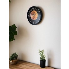 Senka Mey Ithalat® 36 cm 24 Saat Göstergeli Özel Tasarım Duvar Saati
