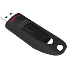128 GB Kapasiteli Sandisk Ultra USB 3.0 Siyah Bellek 400 MB/s Okuma Hızı ile