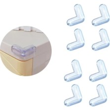 Senka Mey Ithalat® Masa Köşe Koruyucu 8 Li Set Bebek Çocuk Güvenlik Köşe Koruma Aparatı