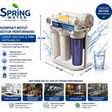 Spring Water Spring Water Tanksız Günde 1 Ton Su Arıtma Cihazı