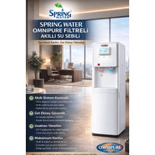 Spring Water Omnipure Filtreli Arıtmalı Sebil Sıcak Soğuk Su 6 Aşama 75 Gpd Membran Dijital Ekranlı