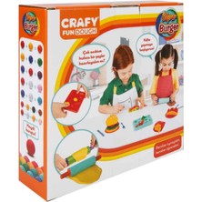 Esranın Dünyası Crafy Süper Burger Oyun Hamuru Seti 200 Gr. 12 Parça RSPRD34-ESRDNS