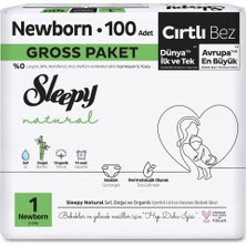 Esranın Dünyası Natural Bebek Bezi Gross Paket 1 Beden 2-5 kg 100 Adet RSPRD34-ESRDNS