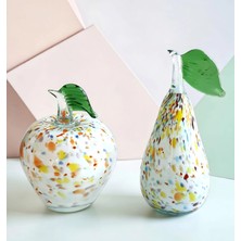 Felis Arte Dekoratif Elma / Armut Ikili  Set , Üfleme Cam Sanatı, Handmade