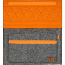 Ju Yaratıcı Tasarım Keçe 10-14 inc Keçe Ultrabook Laptop Çantası Apple Samsung Hometech Asus Casper Lenovo Tüm Markalara Uyumlu