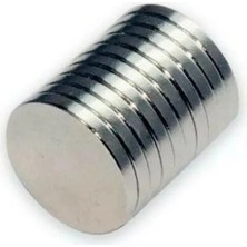 Küçük Neodyum Mıknatıs Yuvarlak 10 x 1 mm 10'lu
