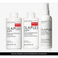 OLAPLEX Fine Volume Boost Set İnce Telli Saçlar İçin Şampuan Saç Kremi & Hacim Veren Sprey Seti