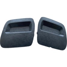 Zetoto Dacia Duster Ön Tampon Çeki Demir Kapağı Set Siyah 2018 Sonrası