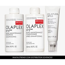 OLAPLEX Scalp Therapy For Fine Hair Trio Set İnce Telli Saçlar İçin Şampuan Saç Kremi & Saç Bakım Seti