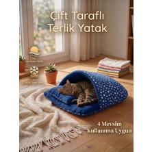 Patiderm Terlik Model Çift Taraflı Kedi & Küçük Irk Köpek Yatağı