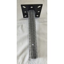 Yağmur Çapa Makinası Teker Aksı 27 mm Sabit Çifti