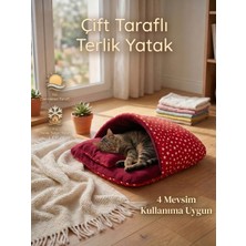 Patiderm Terlik Model Çift Taraflı Kedi & Küçük Irk Köpek Yatağı