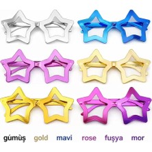 Esranın Dünyası Yıldız Parti Gözlüğü 12&amp;#39;li Set – 6 Renk ( Camsız ) RSPRD34-ESRDNS