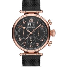 Momentus TM250R-04SR Quartz Hasır Siyah 46 mm Erkek Kol Saati