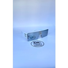 Diana Kors DK98124 Beyaz Aynalı Unisex Güneş Gözlüğü