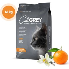 Cats Grey Vanilya & Mandalina Kokulu Topaklanan Kedi Kumu 16Kg