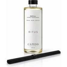 Capeso RITUS 250 ml Çubuklu Oda Kokusu Yedek Şişe (Refill) İstanbul Kokusu – 5 Adet Çubuk Seti Dahil