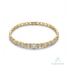 Uçan Geyik Xupıng Jewelry 316 Stainless Steel Bileklik - Sarı Renk | Kadın Takı