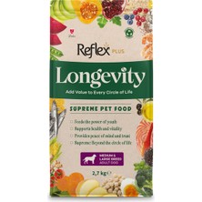 Reflex Plus Longevity Orta Ve Büyük Irk Yetişkin Köpek Maması 2700g