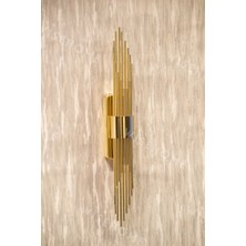 wisehome Wise Home Lumina Gold Pilli Duvar Apliği – Modern Gold Dekoratif Işık