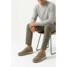Ziya, Erkek Hakiki Deri Sneaker 1611026Z2292 Kum
