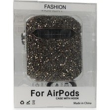 Esranın Dünyası Newface Airpods 2 (2.nesil) Mira Taşlı Kılıf - Siyah RSPRD34-ESRDNS